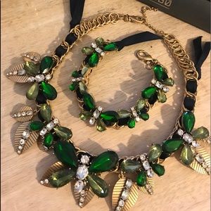 Ann Taylor Statement Necklace and Bracelet